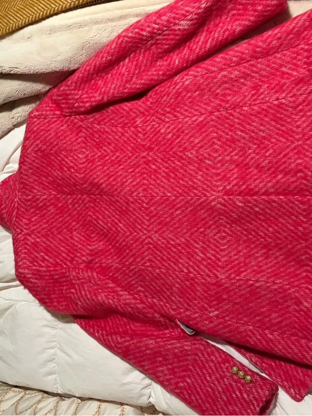 J. Crew Pink Wool Coat - Picture 4 of 4